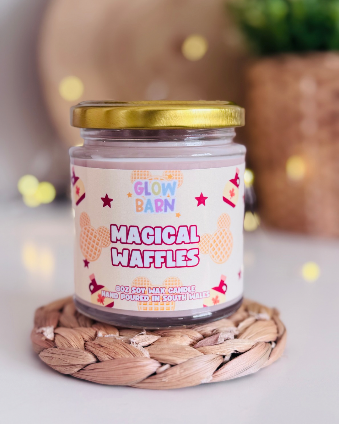 Magical Waffle Candle